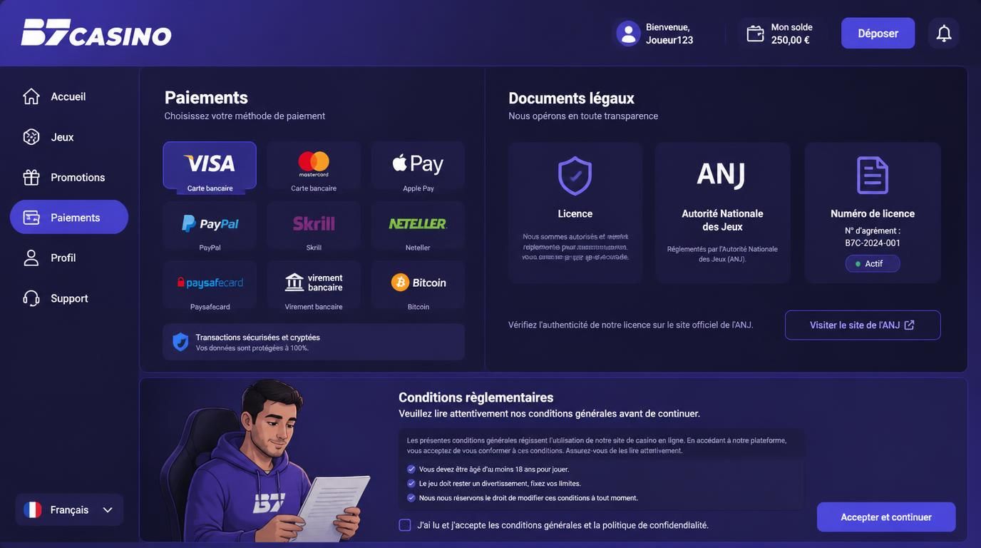 Documents juridiques avec références ANJ, licence visible