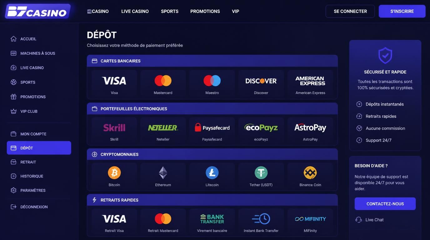 Logos de moyens de paiement variés